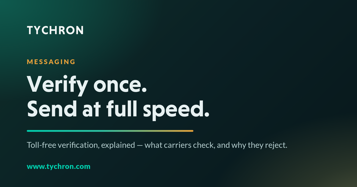 Tychron — Toll-free verification, explained