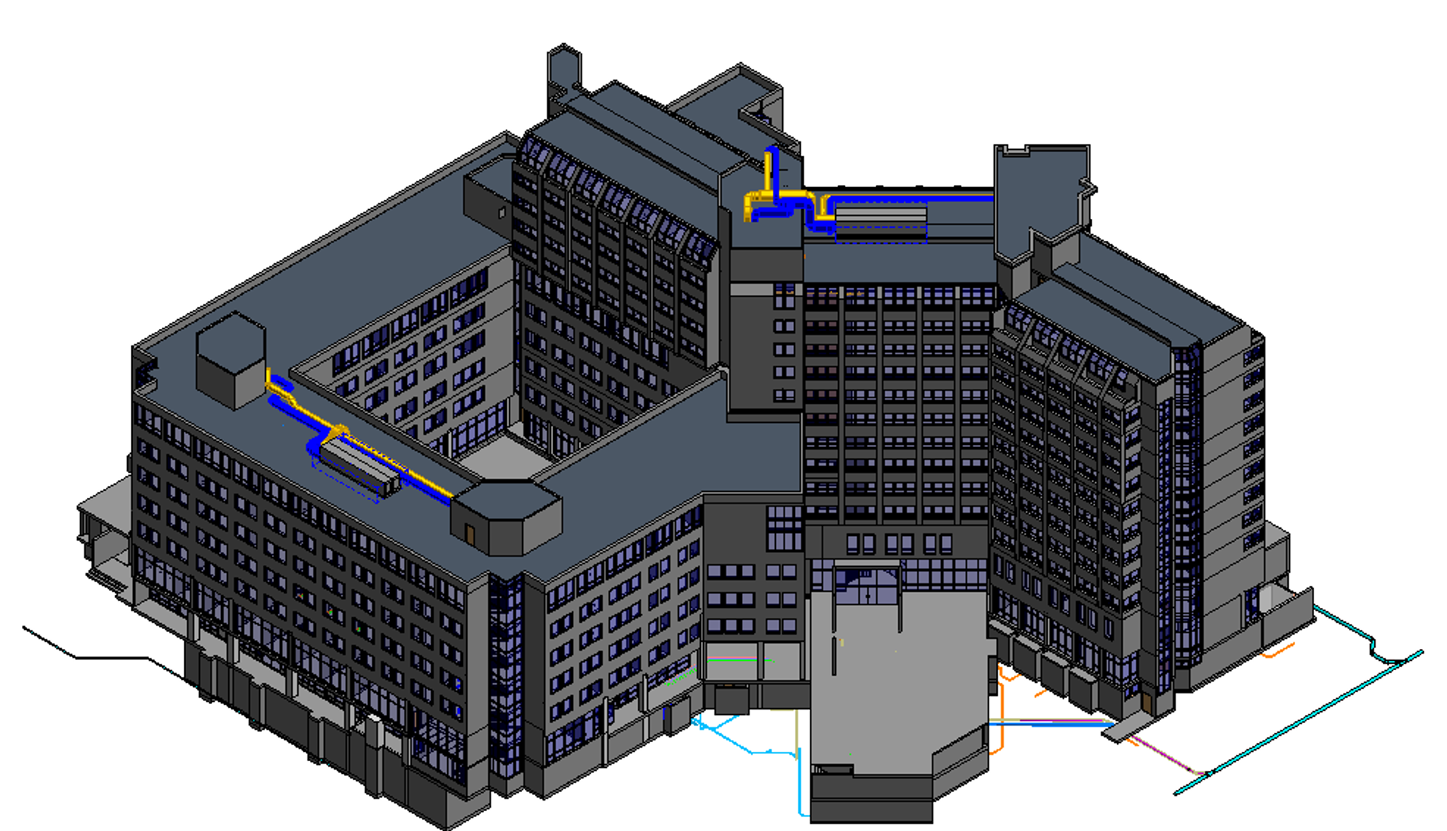 Ein BIM-Modell dient als zentrale Informationsquelle für ein As-built-Modell