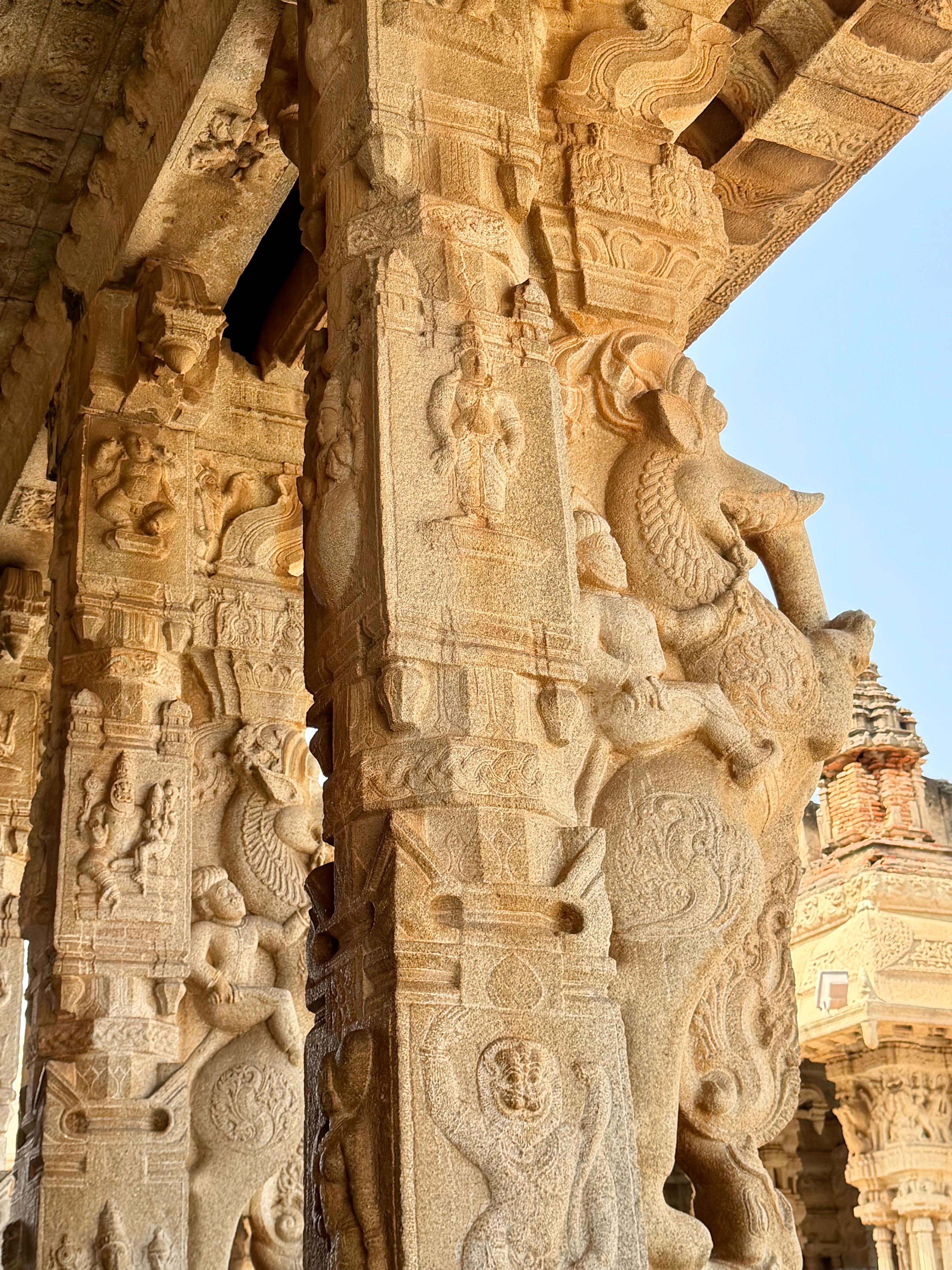 Musical Pillars & Stone Chariot at Vitthala Temple in Hampi | Incredible India