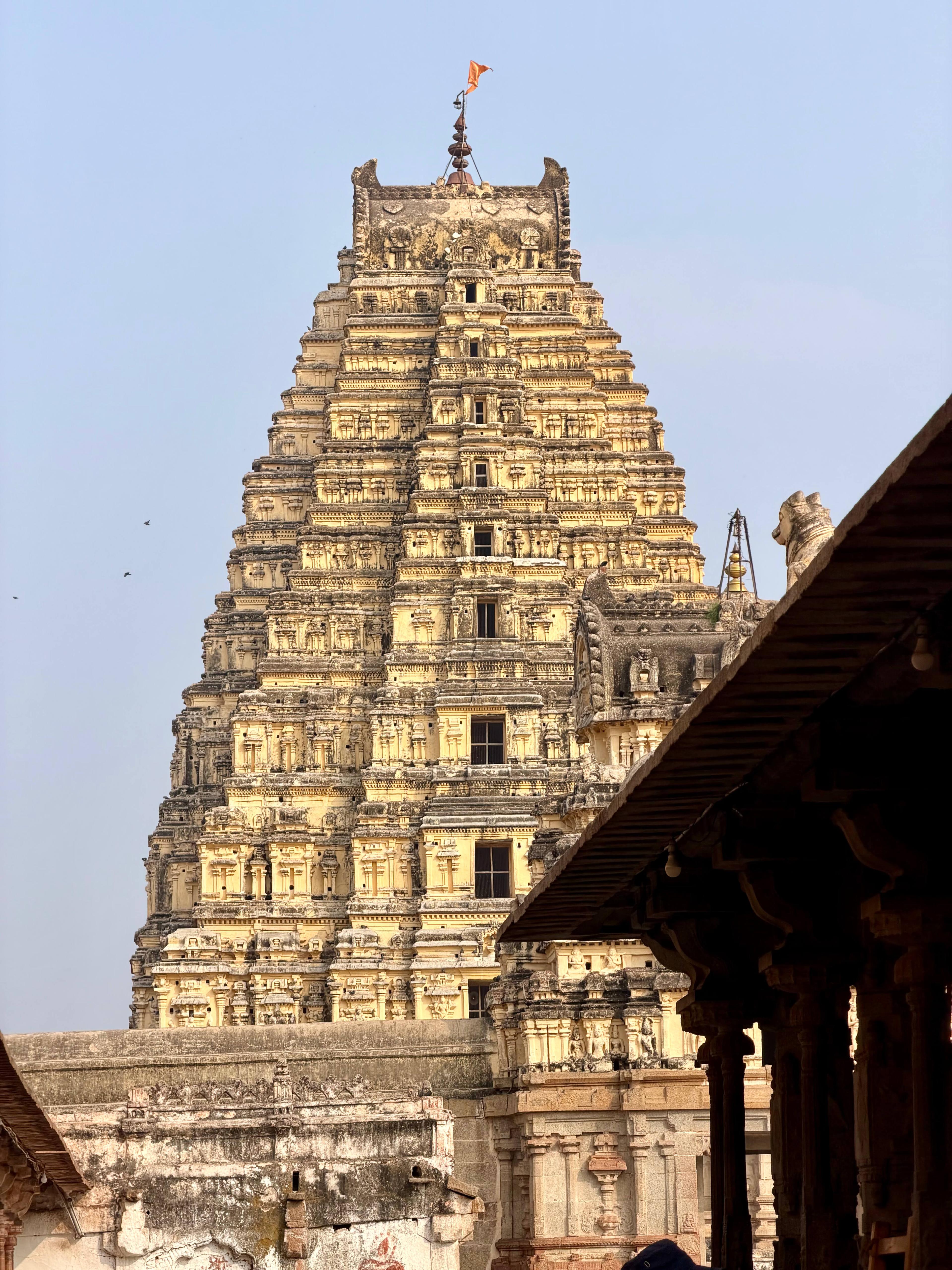 Virupaksha Temple Dedicated To Lord Shiva Is Located In Hampi In India