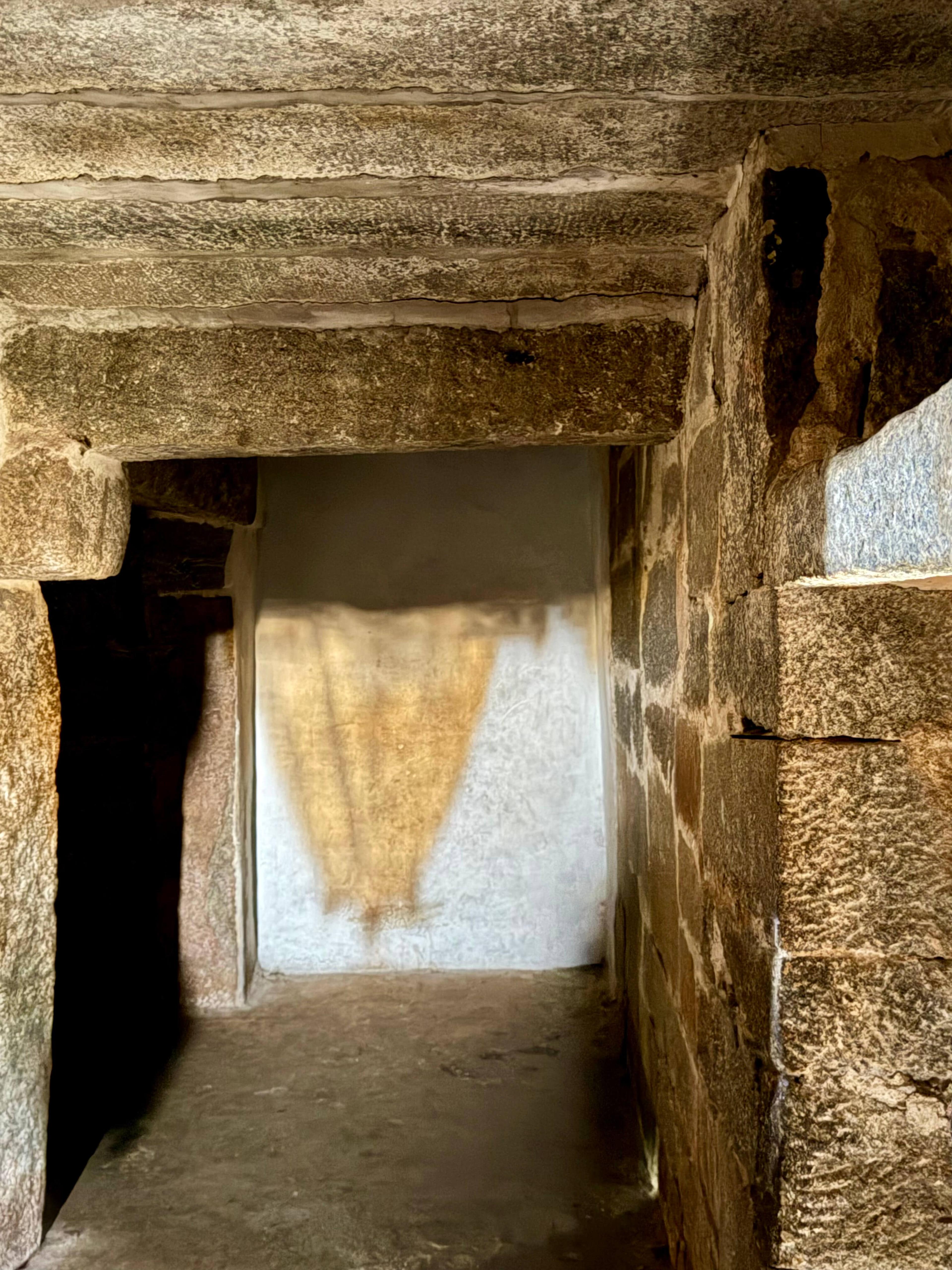 Virupaksha Temple's natural camera obscura effect