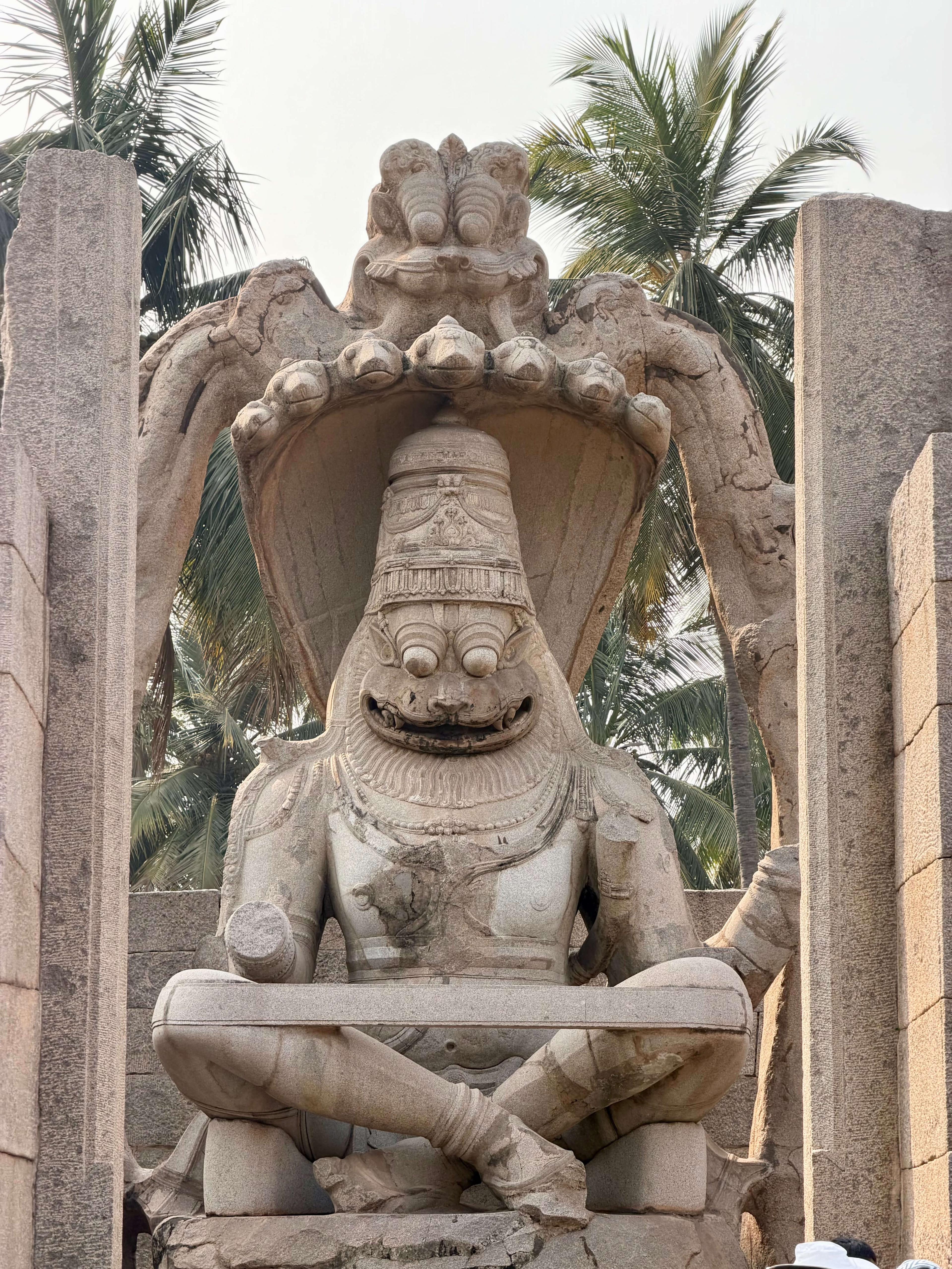 Ugra Narasimha / Lakshmi Narasimha Temple Hampi (Timings, History, Entry  Fee, Images, Built by & Information) - Hampi