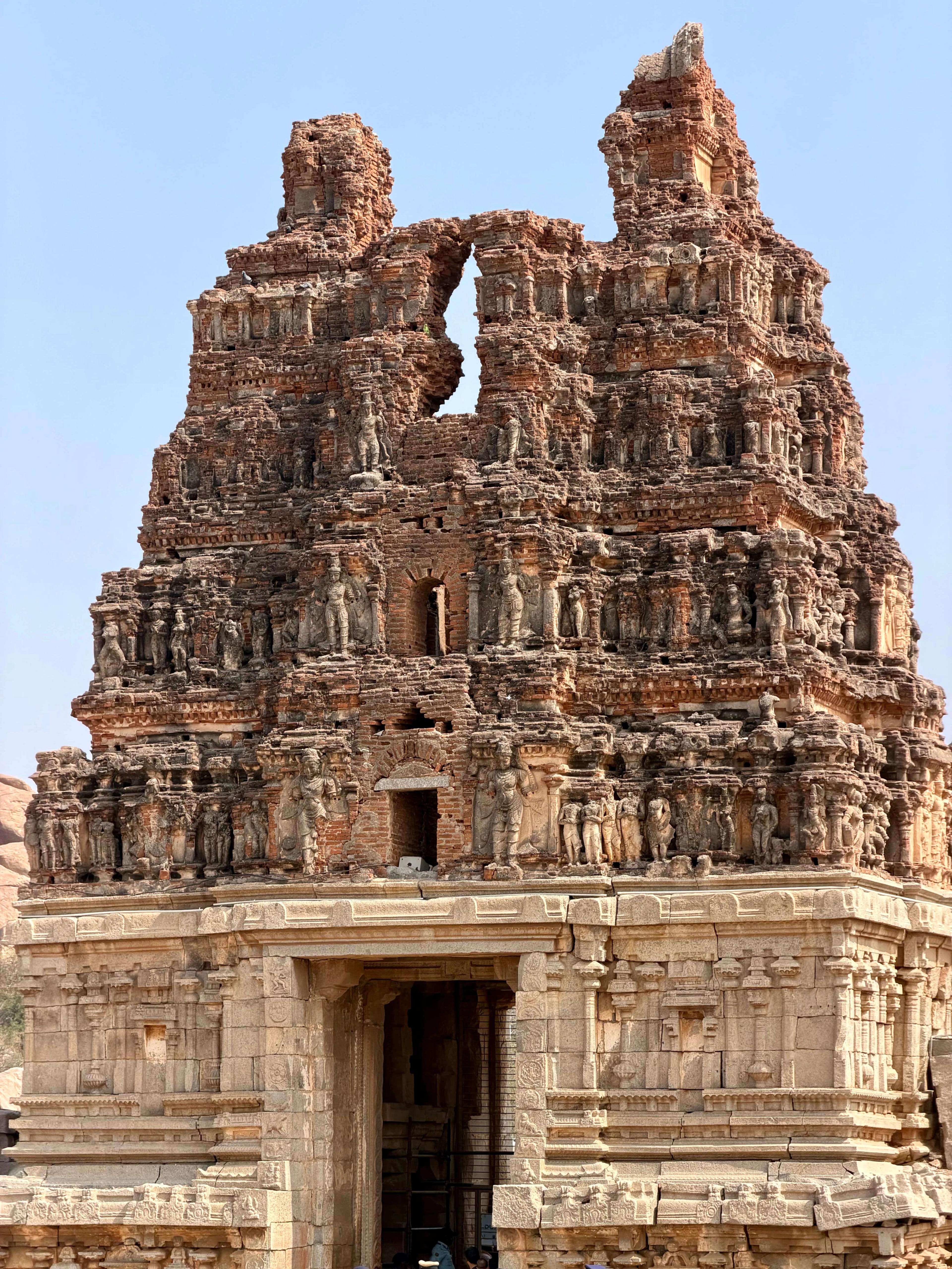Vijaya Vittala Temple In Hampi Delights With QR-Enabled Musical Pillars