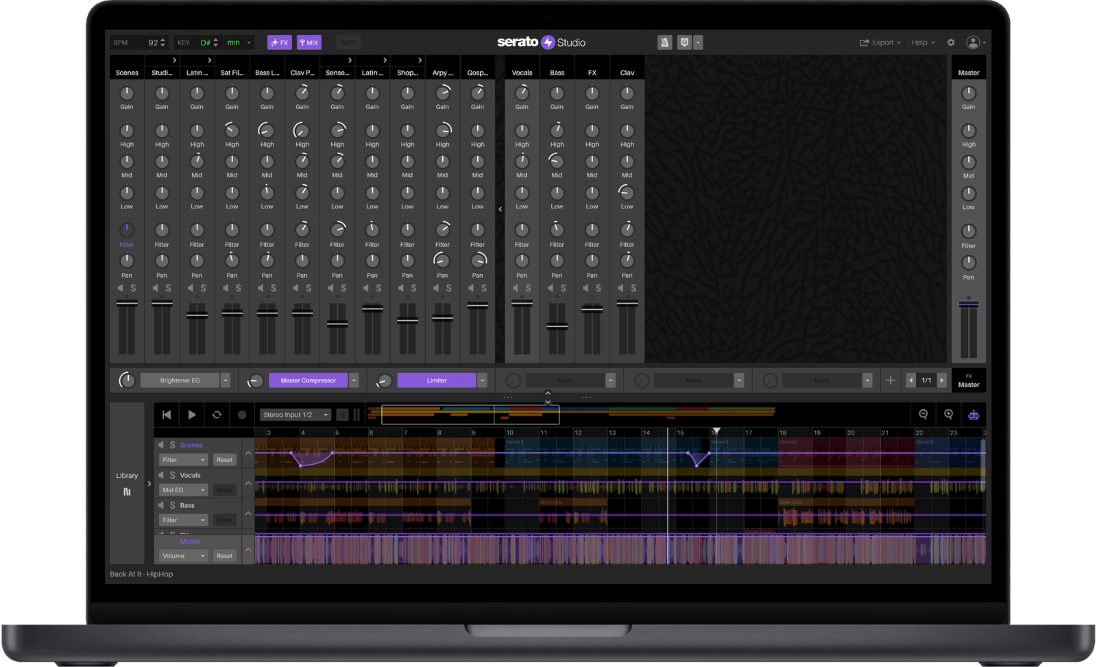 Serato Studio 2.3.0 Mixer View