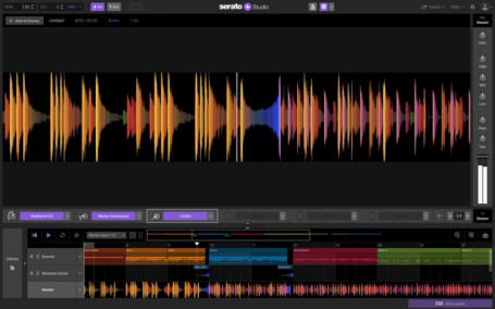 Serato Studio GUI: Mastering and Exporting