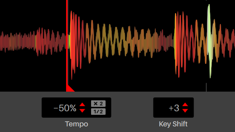 Serato Studio Key Shift & Time Stretch