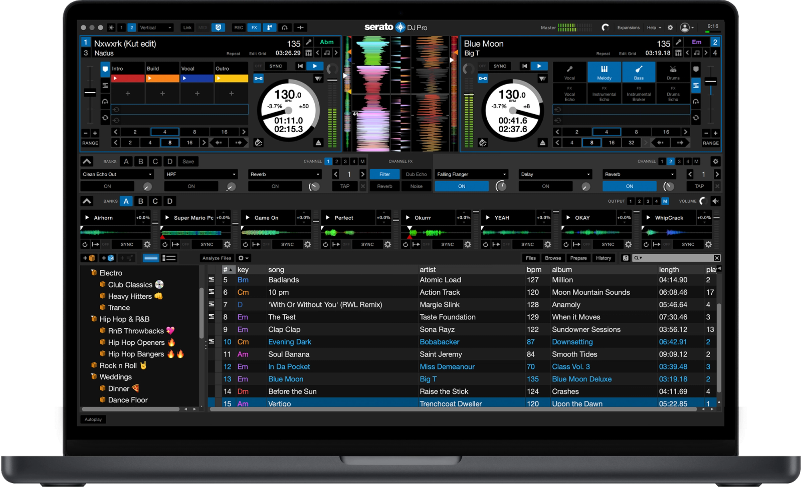 DJ Pro v3.3.2 GUI – powerful FX and sampler