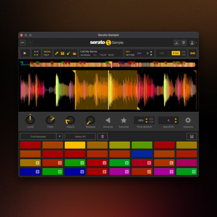Serato Sample GUI, the best sampling plugin for music producers.