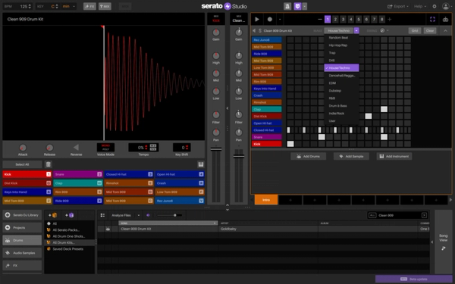 Serato Studio GUI: Start With the Drums