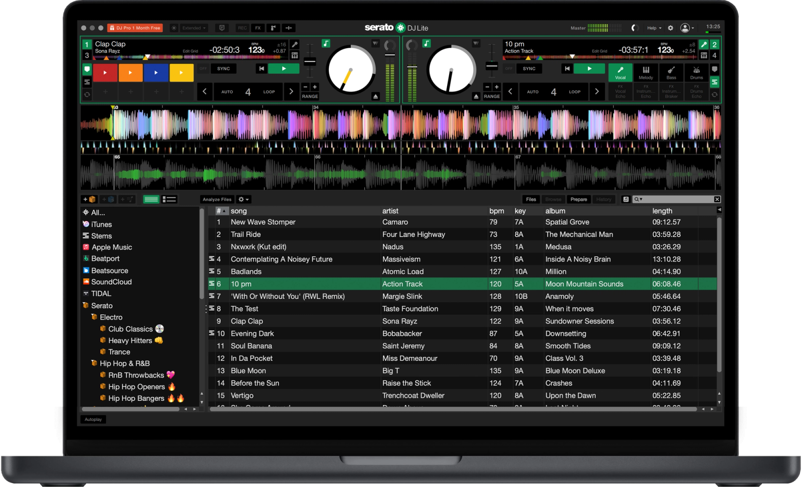 DJ Lite v3.3.2 GUI – default view