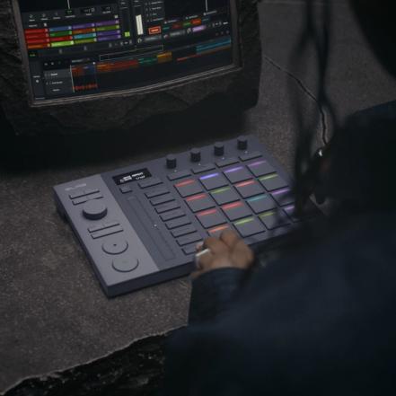 Serato SLAB, a Studio-native MIDI pad controller for beat making and music production.