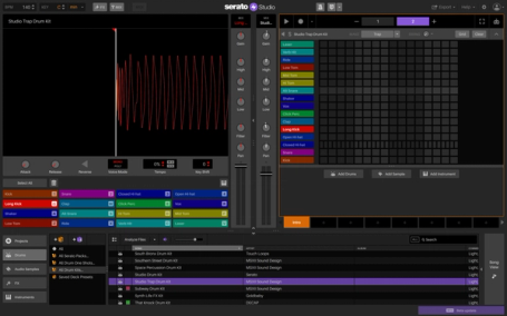 Serato Studio GUI: Start With the Drums