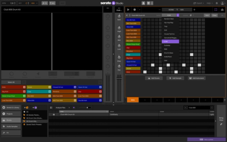 Serato Studio GUI: Start With the Drums