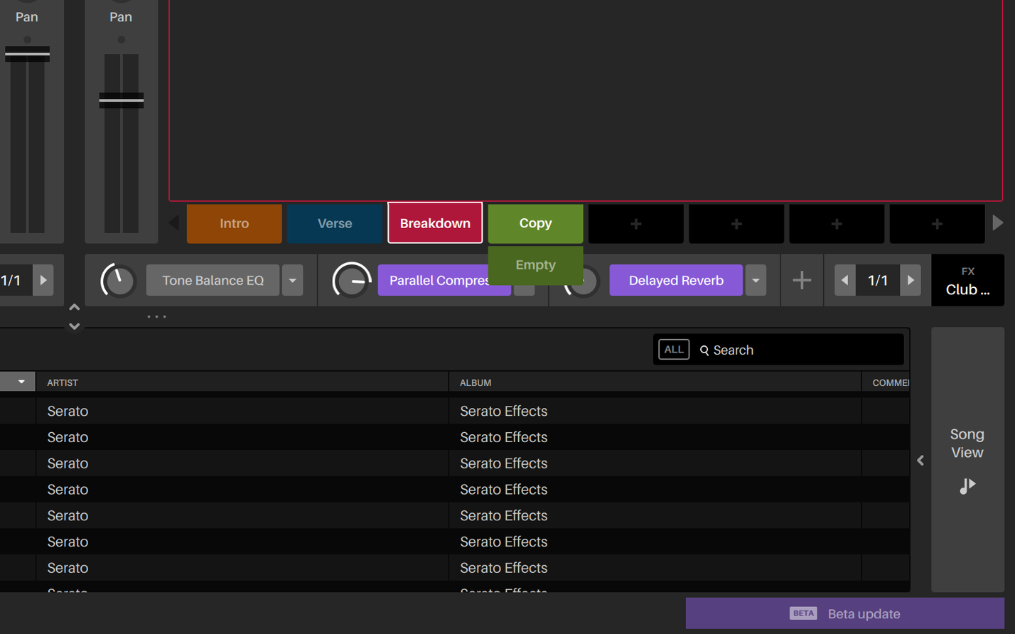 Serato Studio GUI: Structure Your Track