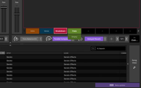 Serato Studio GUI: Structure Your Track