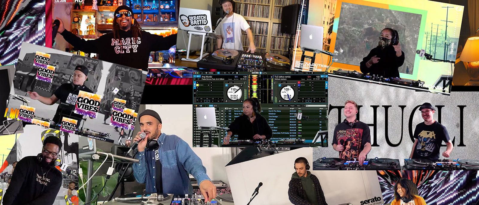 Live stream collage