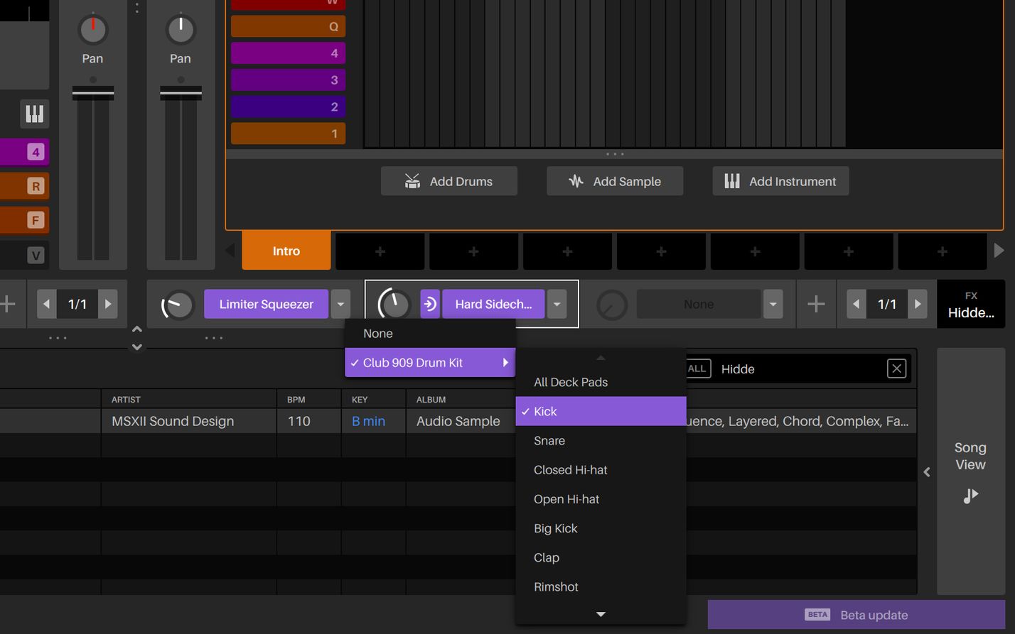 Serato Studio GUI: Add FX