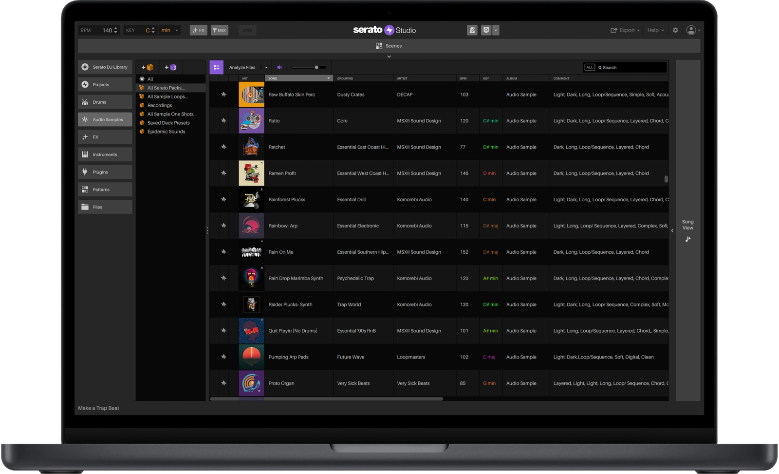 Serato Studio 2.3.0 Integrated Library