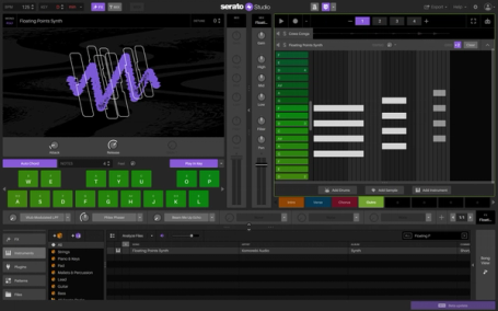 Serato Studio GUI: Using Auto Chords