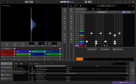 Serato Studio GUI: Add a Drum Beat