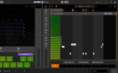 Serato Studio GUI: Throw Down a Bassline