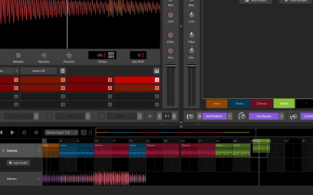 Serato Studio GUI: Arrangement