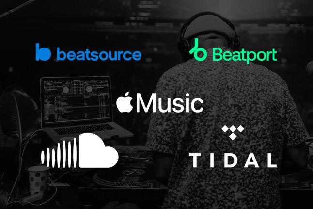 Serato DJ Pro streaming partners: AppleMusic, Beatsource, Beatport, SoundCloud, and Tidal