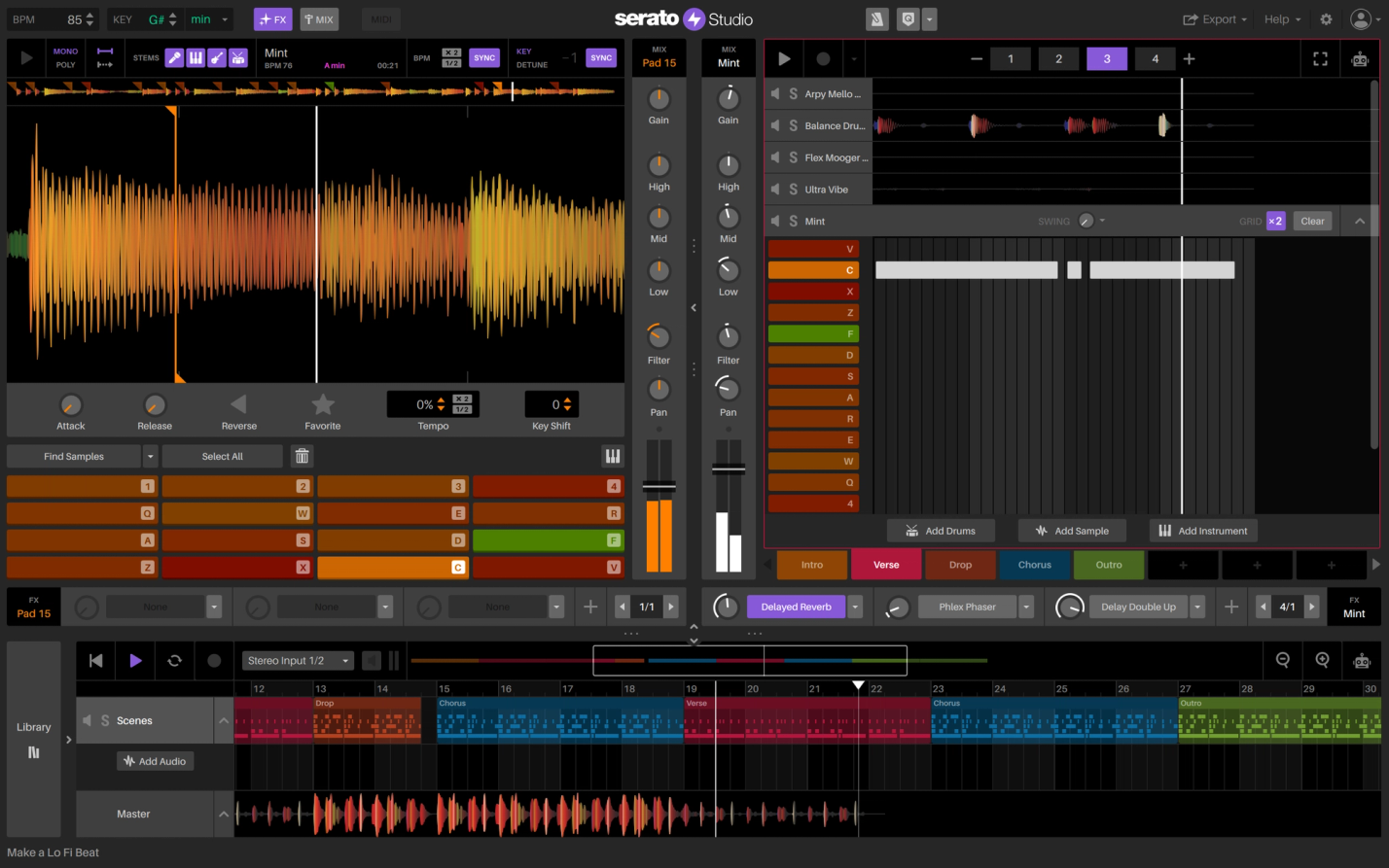 Serato Studio GUI: Mix It