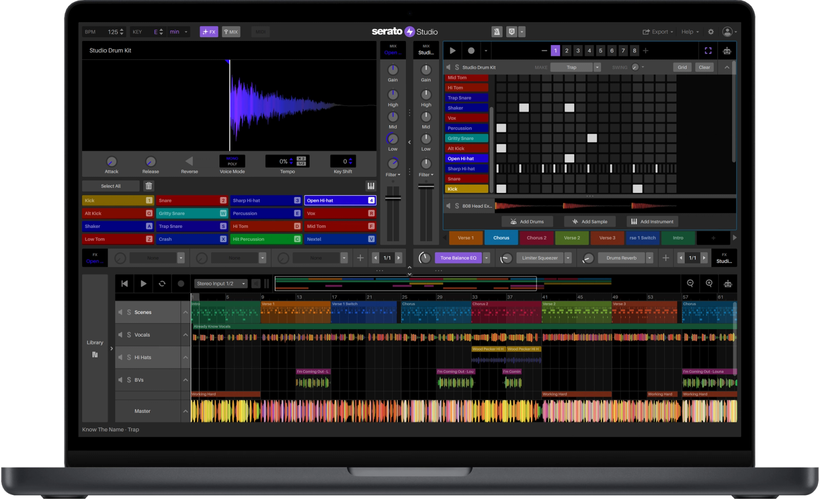 Serato Studio 2.3.0 Default View