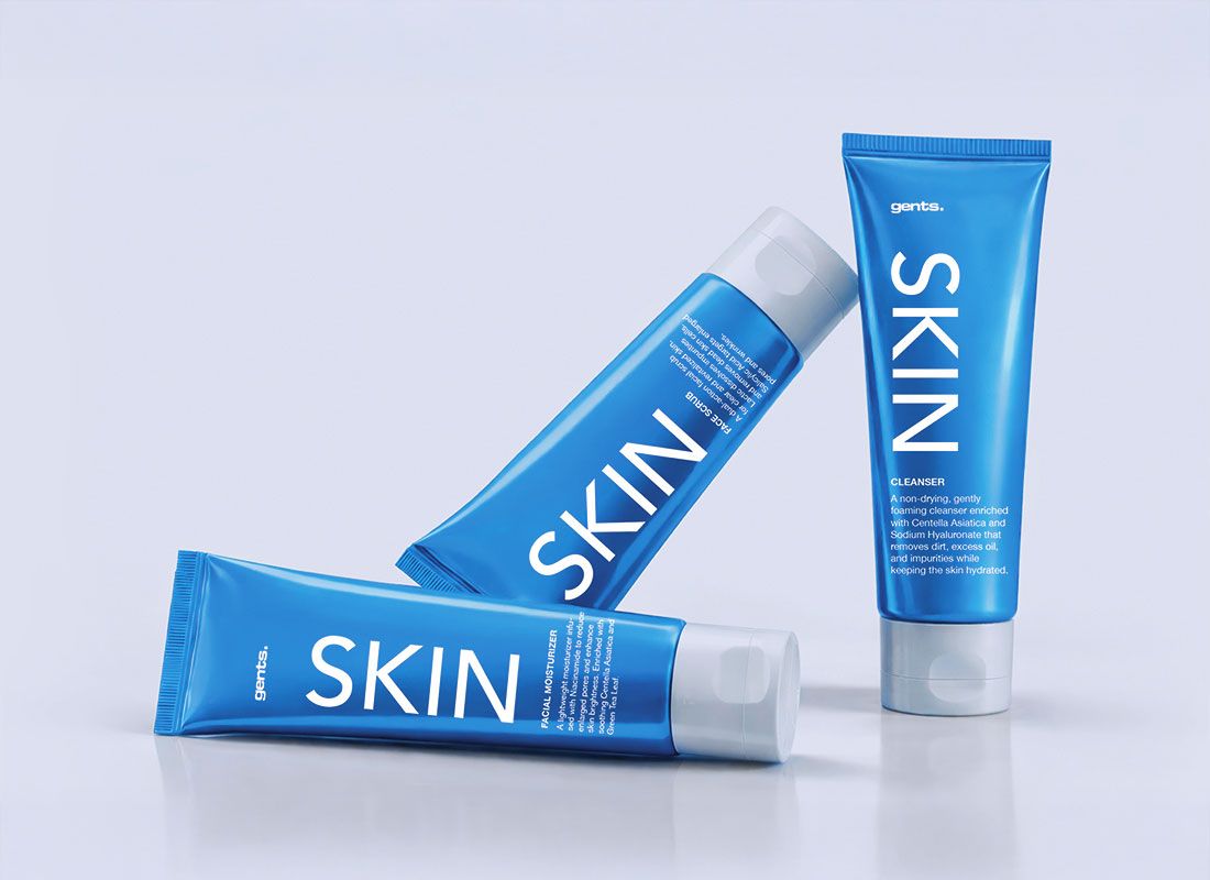 Gents skin ansiktsvårdprodukter