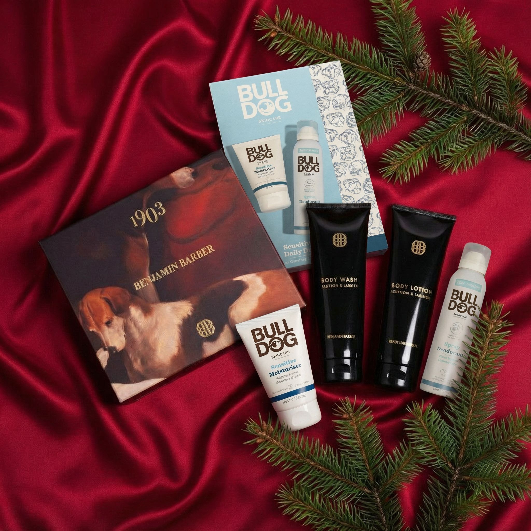 Paketboxar från benjamin barber och bulldog