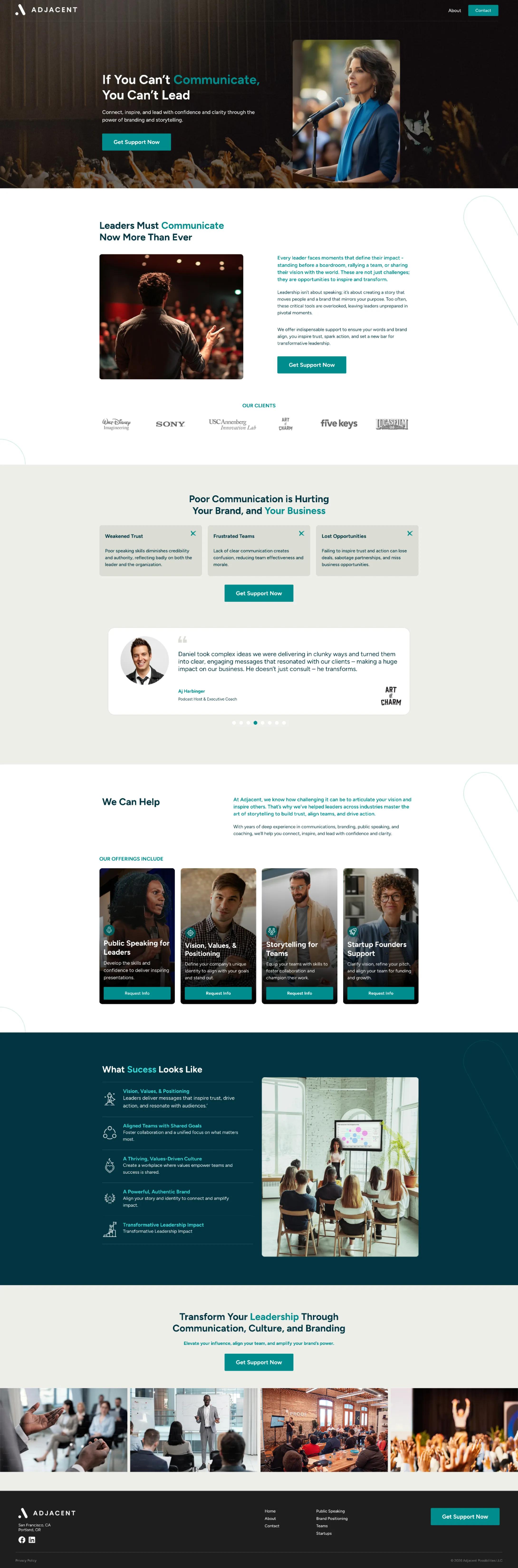 Adjacent website