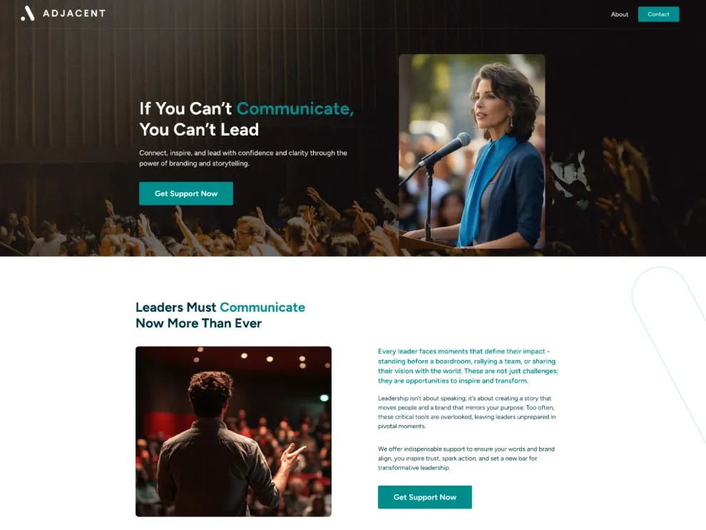 Adjacent website