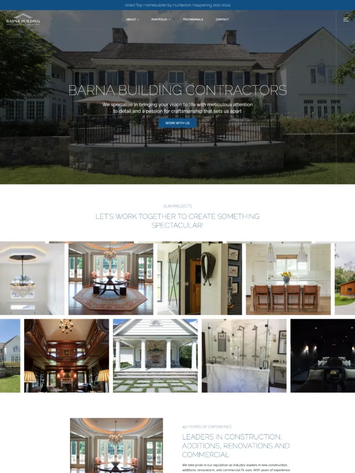 Barna Building website
