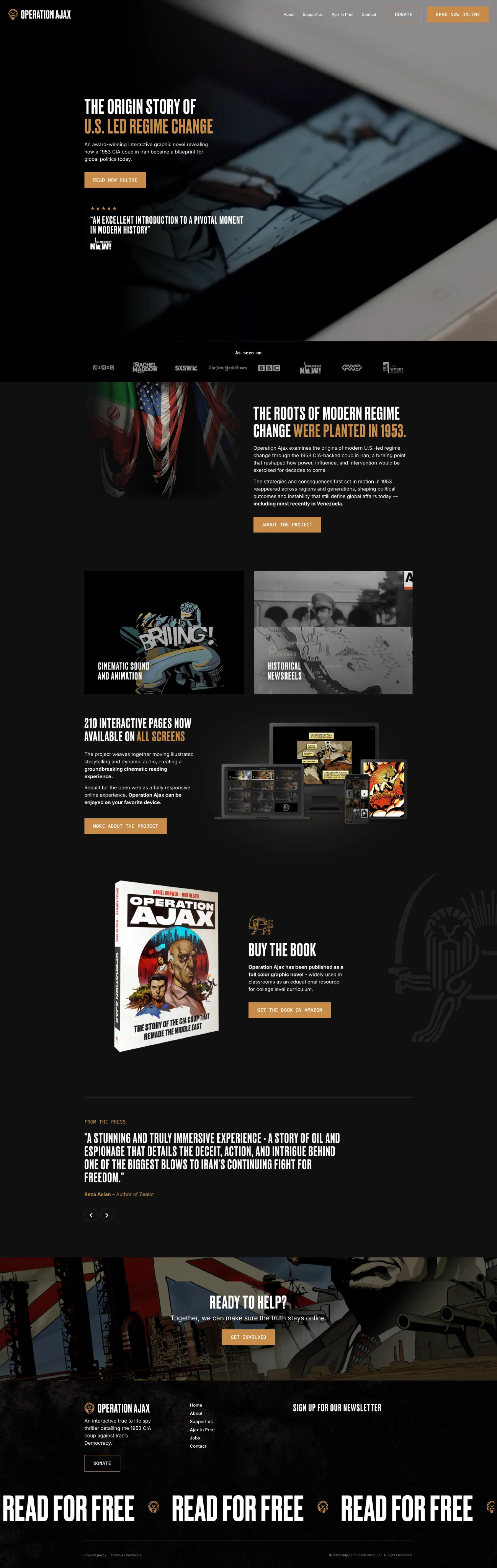 Operation Ajax website