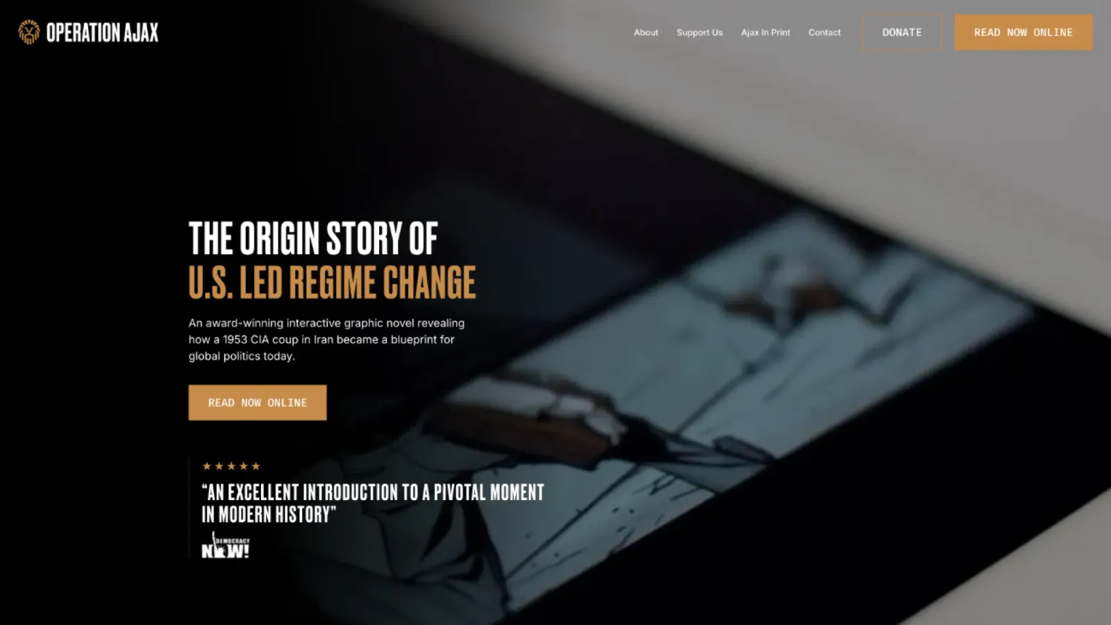 Operation Ajax website