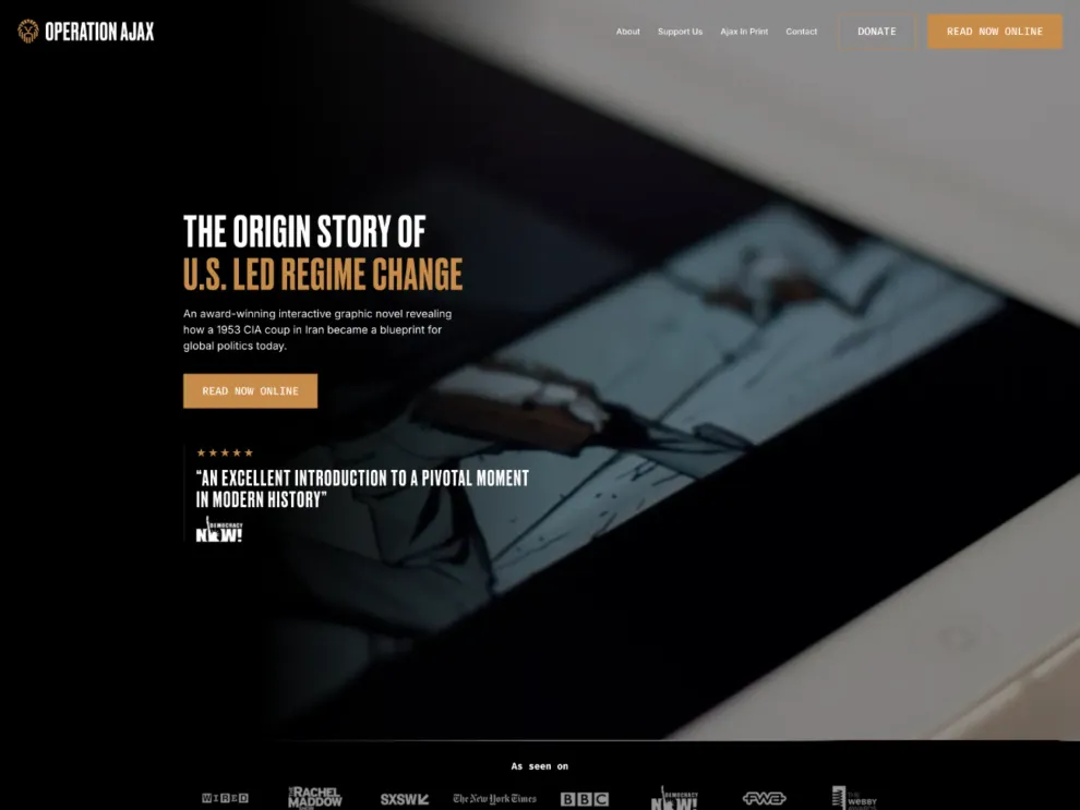 Operation Ajax website