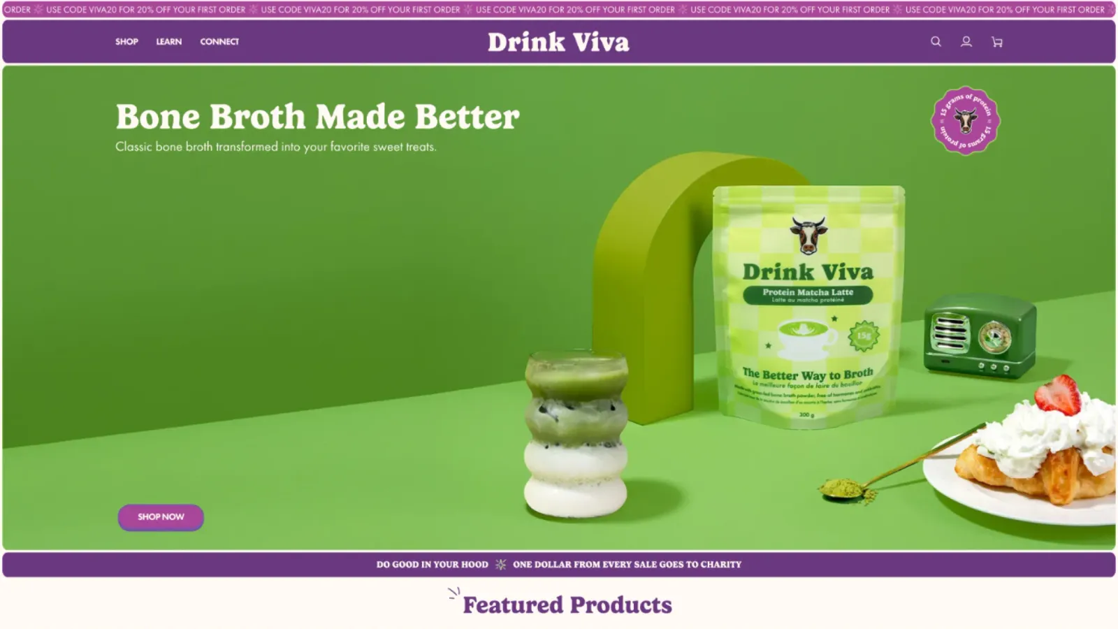 Drink Viva website