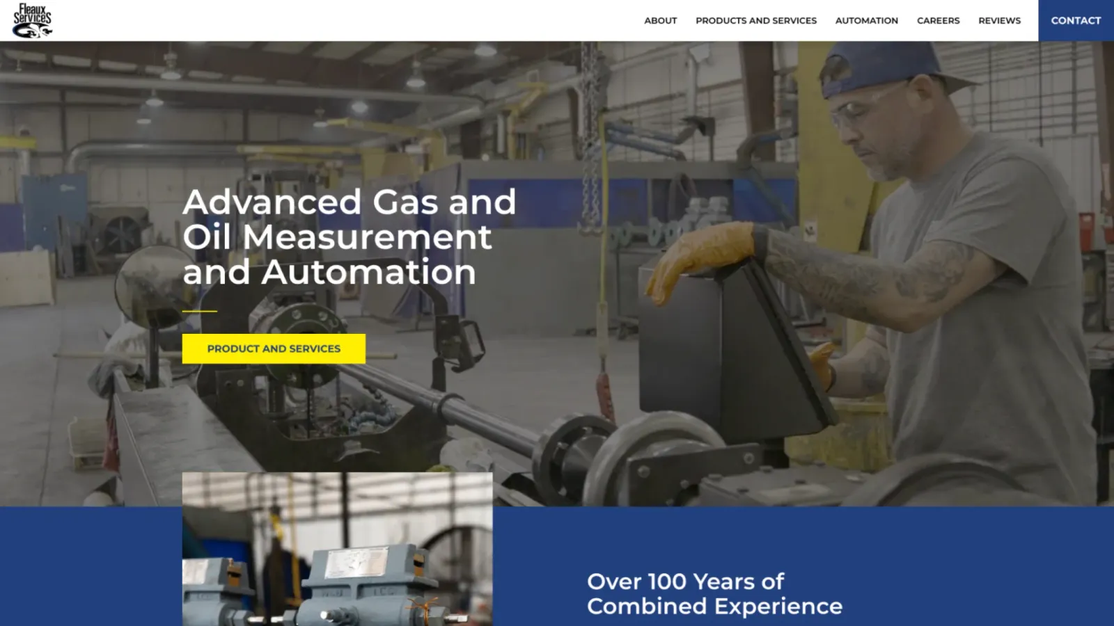 Fleaux Services website