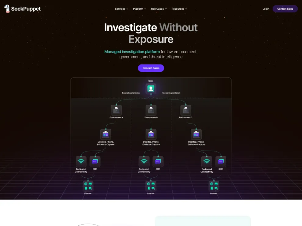 SockPuppet website