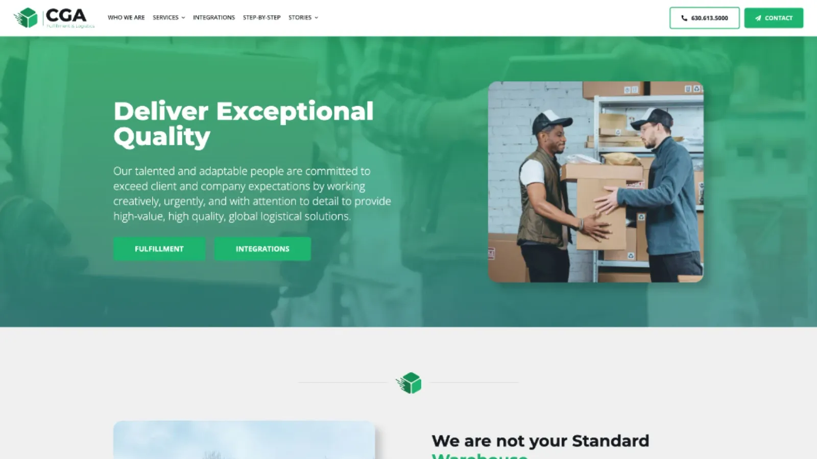 CGA Logistics website