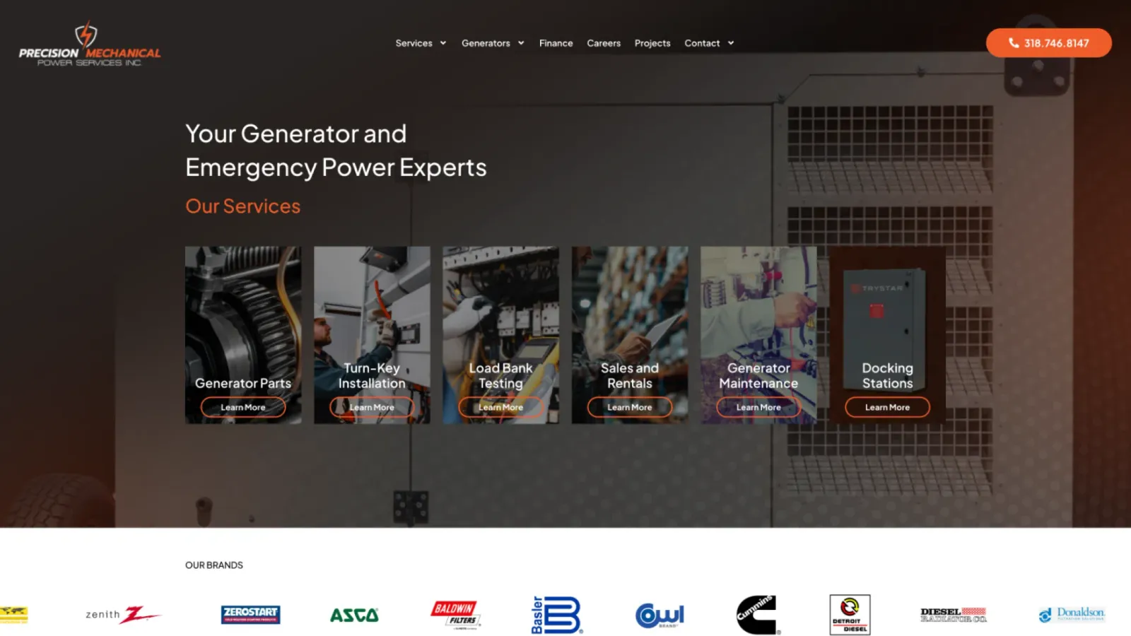 Precision24 website
