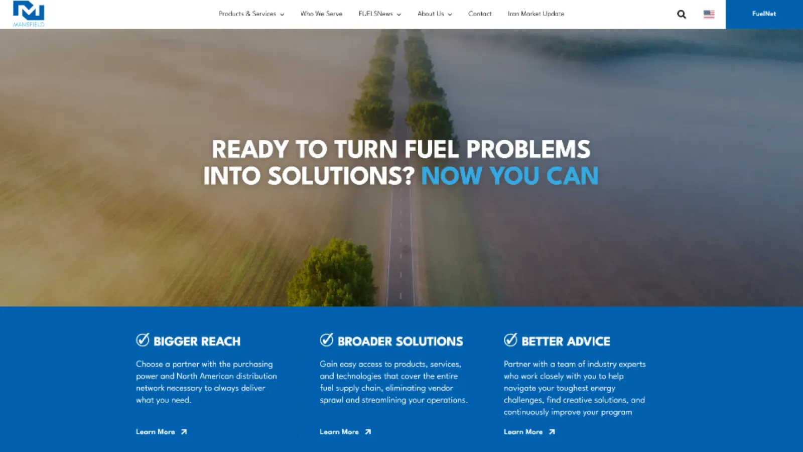 Mansfield Energy website