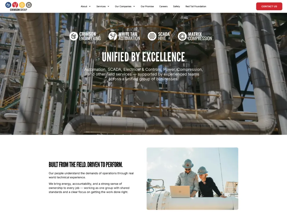 Crims Group website