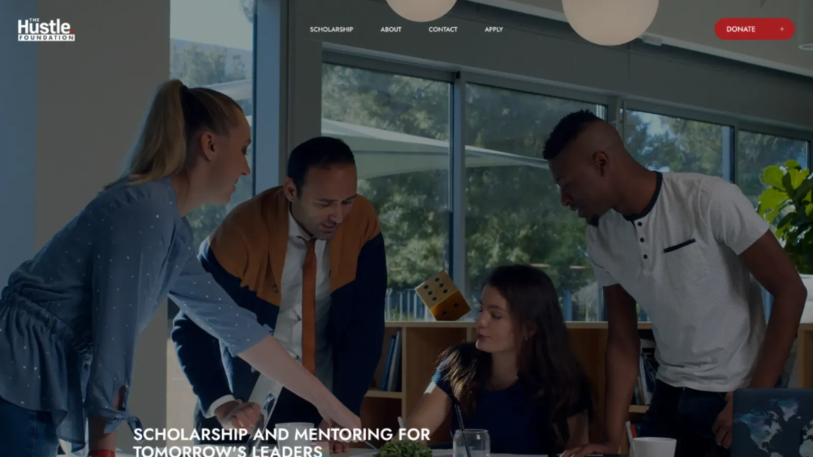 The Hustle Foundation website
