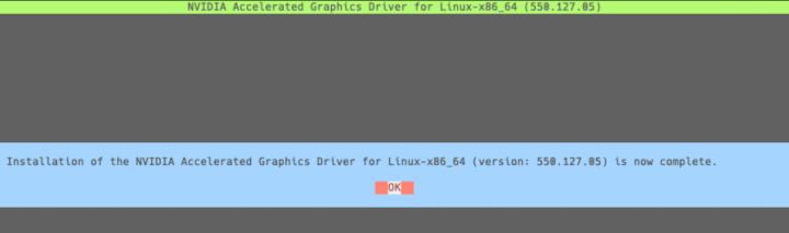 Nvidia Installing Success