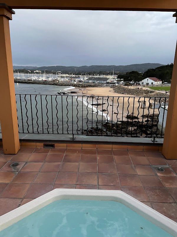 Photo of Monterey Bay Inn - Two Hot Tubs located on the rooftop overlooking the Monterey Bay