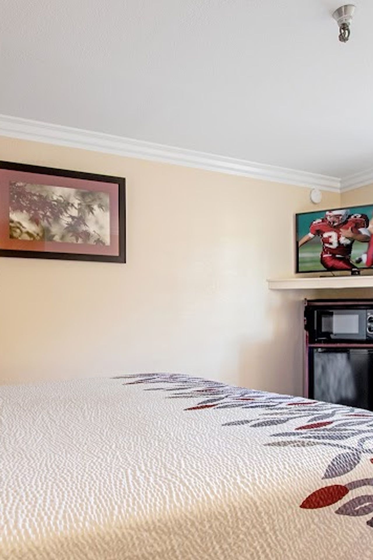 Photo of Red Roof Inn & Suites Monterey - Room, King Bed, Flat TV, Fridge, Microwave
