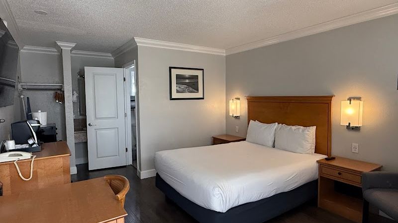 Photo of Stargazer Inn and Suites - Room, 1 Queen Bed, Flat TV, Work desk, Fridge, Microwave, Coffee machine