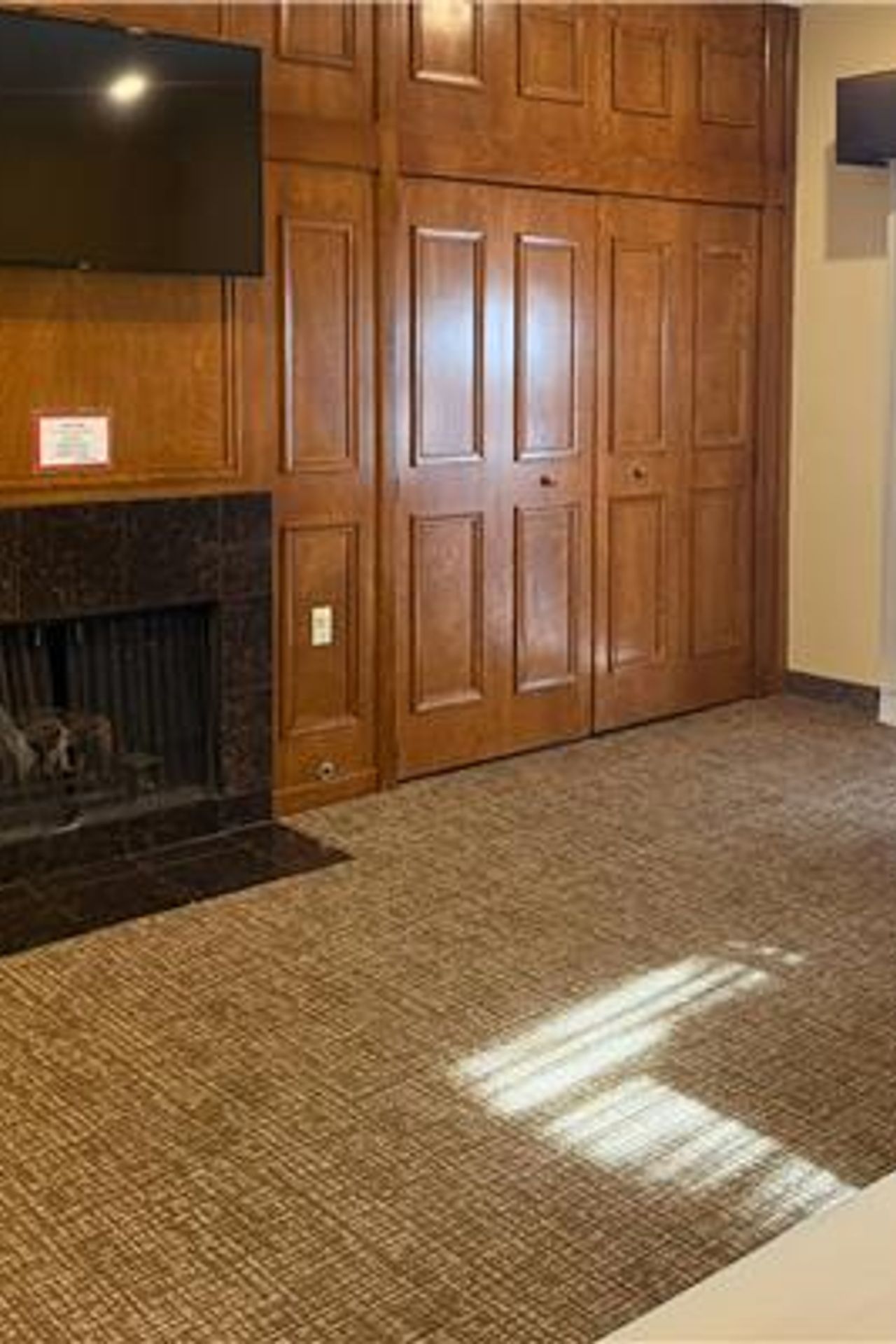 Photo of Comfort Inn Monterey Peninsula Airport - Suite, King Bed, Fireplace, Table & Chairs